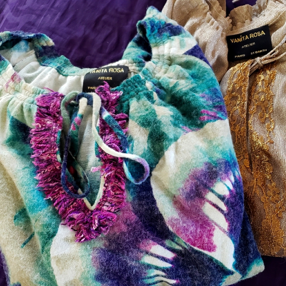 Vanita Rosa St. Barth Island Sweater Tunic O/S S